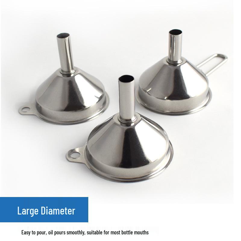 Tianlin Verdickter 304 Edelstahl Mini Trichter für Öl und Wein, Kleiner Durchmesser Küchenseparator