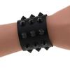 Gothic Punk Hip Hop Rock Spike Rivet Stud PU Leather Wristband Bracelet Bangle