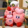 Big Size Cartoon Anime Kirby Plush Toy Japanese Style Figure Chef Kirby Strawberry Pink Heart Plushies Soft Pillow Gifts Girl