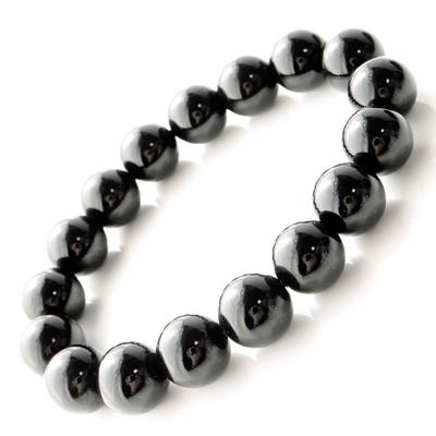 Morion Black Quartz Tibetan Natural Quartz Power Comes with a Special Inner 19cm [GOLD STONE] Bracelet, 12mm, Stone, Certified, Box, Diameter Approx.