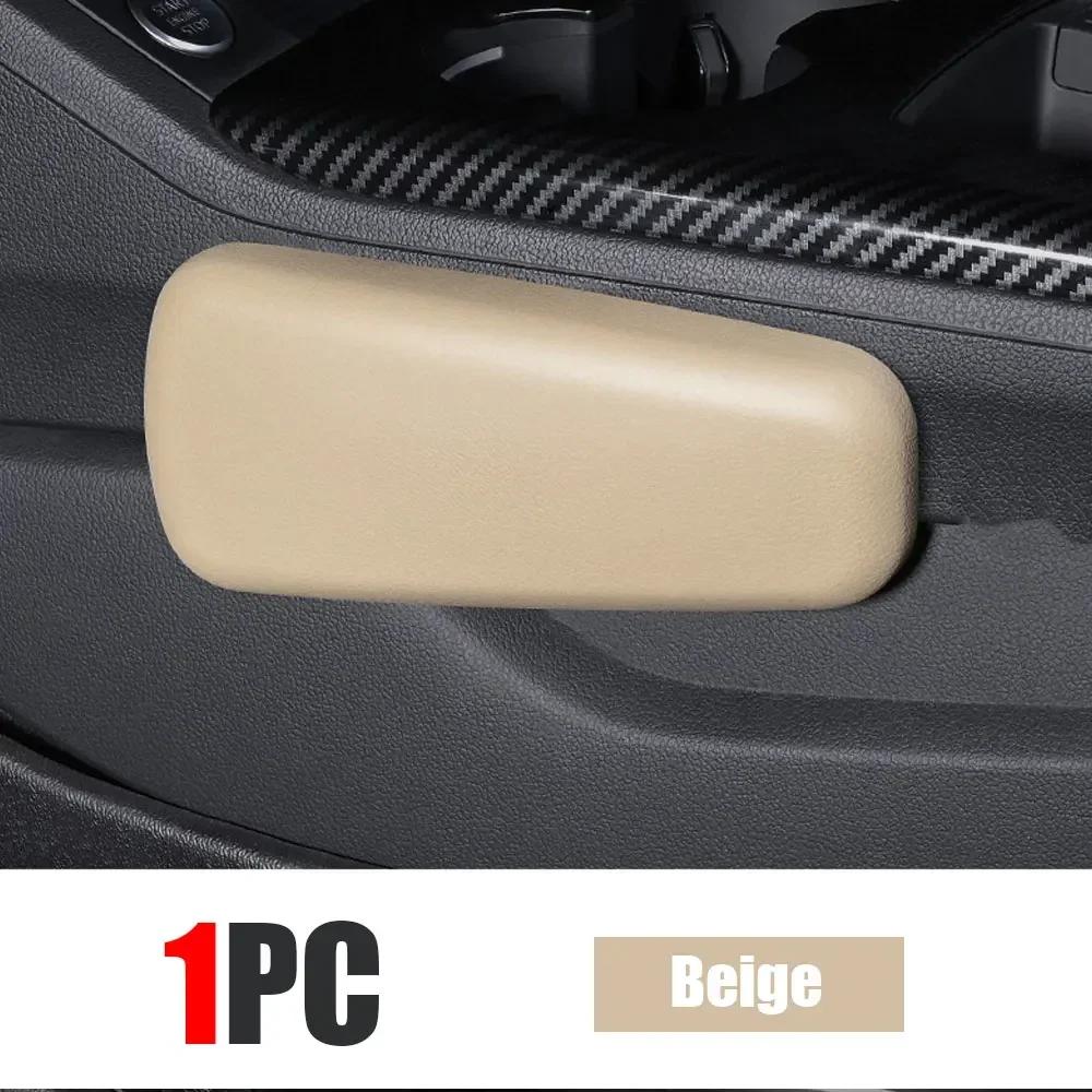 1PCS Black Car Armrest Cushion Car Main Driver Door Booster Cushion Center Armrest Box Cushion Leg Rest Arm Elbow Rest Knee Pads