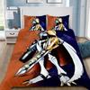 Cartoon Cover Pillowcase Bedding Set  D-DigimonS Greymons Adult Boy Girl Bedroom Decoration Children Single Double Large Size