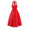 2025 European-Style Women's Autumn Halter Mesh Dress