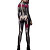 Halloween Skulls And Bones Printed Jumpsuit Parent-Child Costume