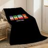 S-South Cartoon Park Throw Lightweight 240g Flannel Blanket Soft Skin-friendly for Summer Cooling