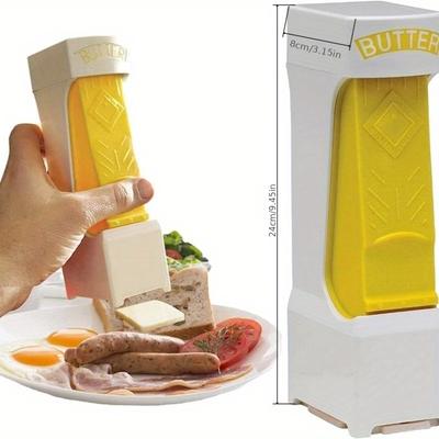 Prémiový nerezový kráječ potravin na jedno kliknutí s ergonomickou rukojetí, ideální na chléb, sýr, máslo a další, perfektní pro domácnost