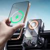 Wireless charging car phone holder, 2026 brand new cool car wireless fast charging holder, electric 90° rotating wireless car charger holder