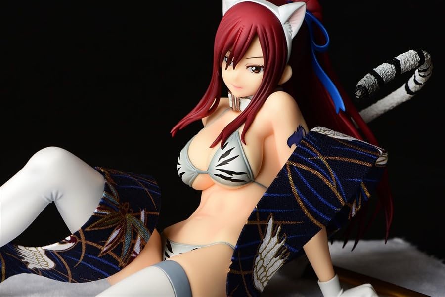Orca Toys FAIRY TAIL Erza Scarlet White Eagle Gravure Style Scale Painted PVC Approximately 250mm In Length 1/6 Figure,
