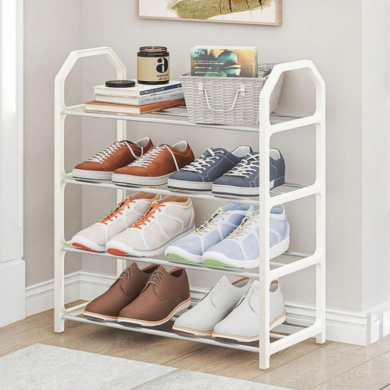 

Multi-layer vertical shoe rack, shoe storage rack, suitable for living room, bedroom (4 layers)