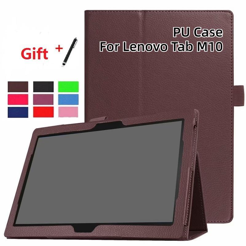 Nova capa de PU para tablet Lenovo Tab M10 HD 2ª geração TB-X306X x306f capa para Lenovo Tab M10 Plus FHD X606F X505X Auto-Wake up Sleep