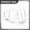 Acrylic Mail Organizer for Desk Letter File Holder Stand Countertop Practical Vanity Paper