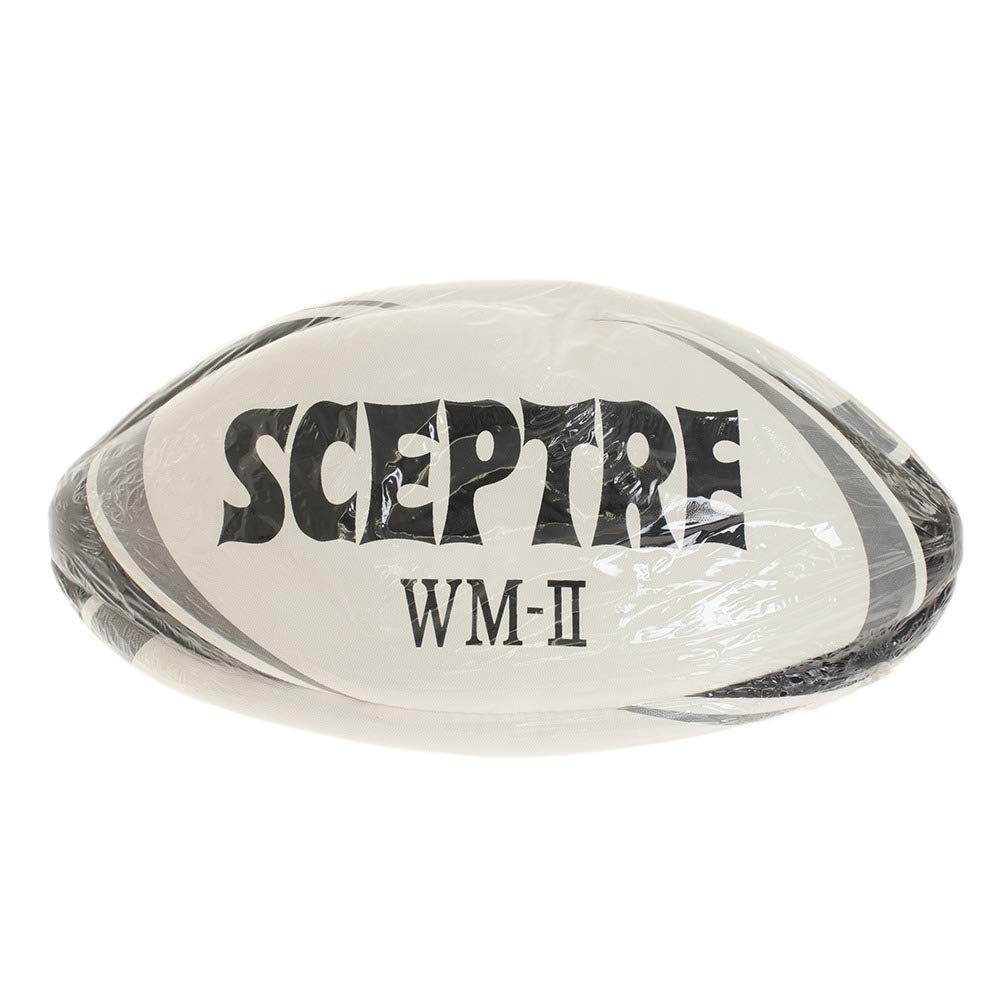 

SCEPTRE Rugby Ball World Model Laceless SP14B Black x Gray WM-2