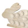 Wood Egg Holder Party Serving Tray Lightweight Practical Catering Platter Container