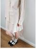 Spring Casual High-Waisted Tencel Polka Dot Wrap Skirt