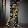 2022 Men's Plus Size Autumn Harem Overalls: Loose-Fit Korean Style Sports Pants