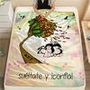1pz Coperta in Flanella con Stampa Mafalda, Alta Qualità per Tutte le Stagioni, Arredamento per la Casa, Calore e Comfort, Perfetta per Regali di Natale