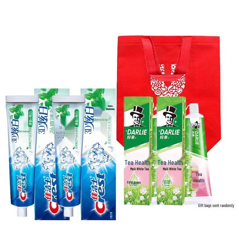 Crest Whitening & Jasmine Tea Toothpaste Combo