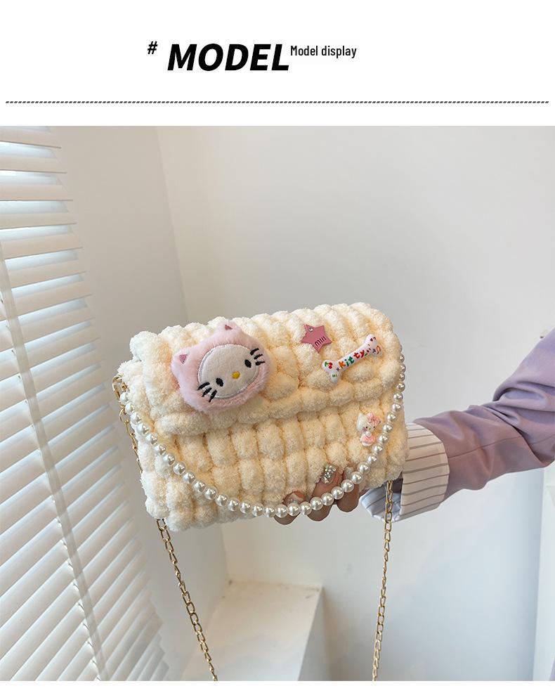 Capybara Hand-Knitted DIY Crossbody Bag Kit - Perfect Gift for Girlfriend