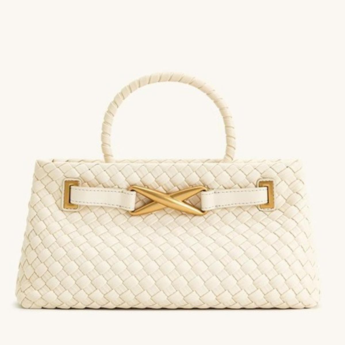 

Popular handwoven bags, high-end handbags, large-capacity shoulder bags, commuting versatile messenger bags 30*11*24cm