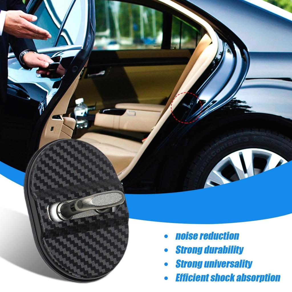 Rebornsun Car Door Latch Lock Trim Cover, Car Door Latch Protection Cover - Auto