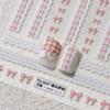 Pink White Black Lace Lace Bow Nail Stickers Love Heart Bow Nail Decorations  Nail Salon