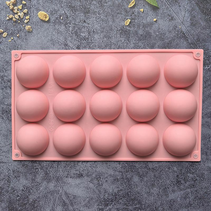 3D Ball Round Half Sphere Silicone Mold For Diy Baking Pudding Mousse Chocolate Eco-Friendly Cake Mold Kitchen Accessories Tools