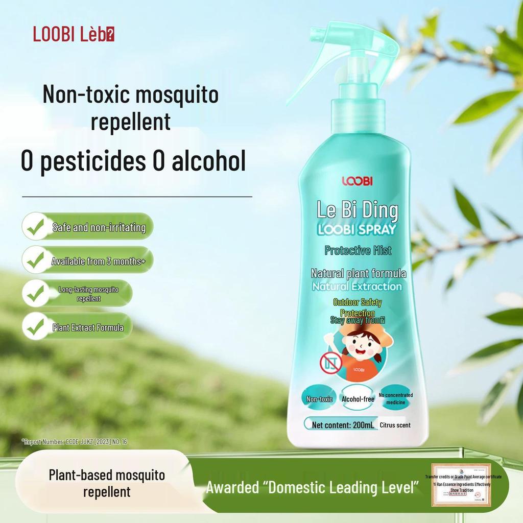 Le Biding Non-Toxic Mosquito Repellent Spray for Infants & Children, Flower Dew Water Formula, Outdoor Protection Against Bites.