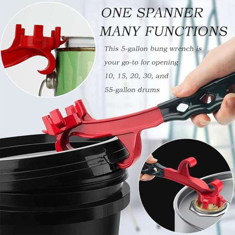 Practical Aluminum Alloy Paint Can Opener For Household Industrial Drum Lid And Latex Bucket