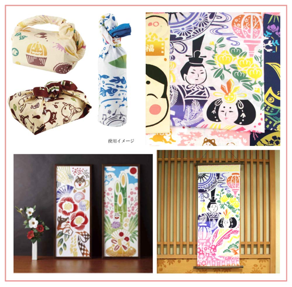 Kenema Tenugui Hand Towel Hinamatsuri Decorative Dolls