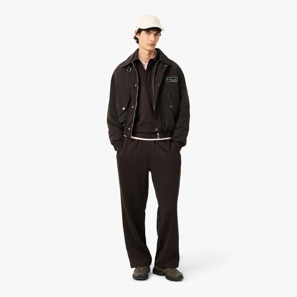[lacoste] Men's Hidden Placket Collar Sweatshirt SH5887-55NSKB