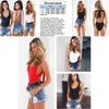 Elegant V Neck Backless Bandage Tie Knot One-piece Solid Swimsuit Swimwear For Women