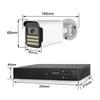AHD KIT 4/8-Channel Surveillance Camera Set CCTV