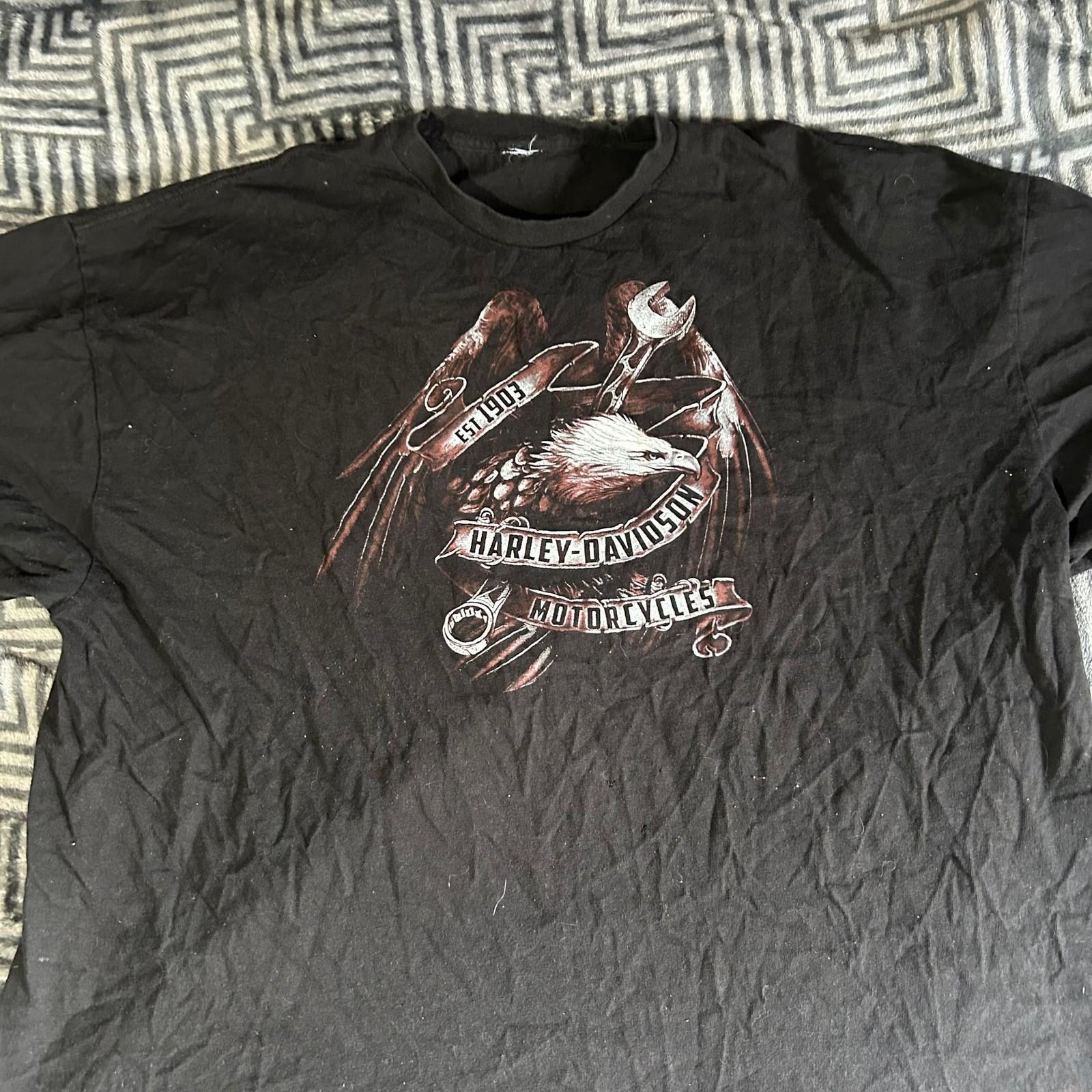 Vintage 00s Harley Davidson tee shirt Size: 2XL Unisex T-Shirt L