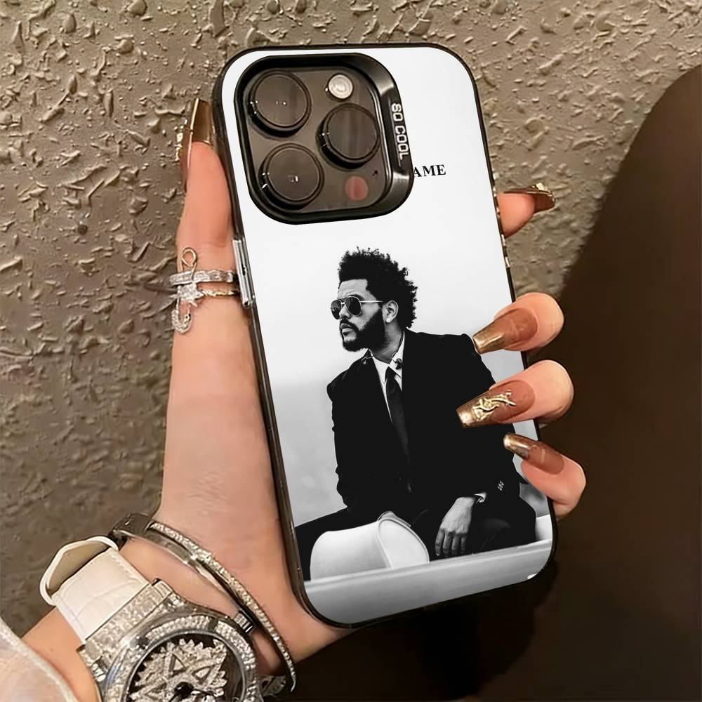 The W-weeknd D-design Phone Case For iPhone 17,16,15,14,13,12,11 Plus,Pro Max,XS,Colorful Silver Phone Case Funda Cover