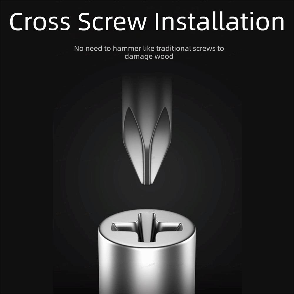 100Pcs Anti-Slip Rubber Sleeve Metal Shelf Support Nails Self-Tapping Screws  Home Improvement