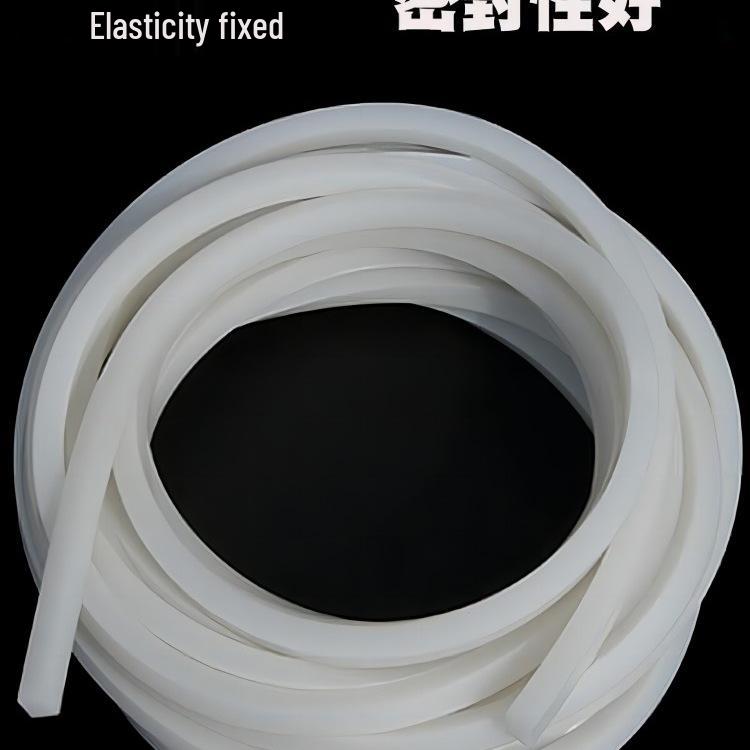 Silikon-Gummi-Dichtungsstreifen – Weich, Quadratisch, Flach (5mm-25mm)