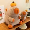 Peluche Capibara Simulazione Cartone Animato 90Cm Kawaii Animale Cachi Morbido Bambola Imbottita Per Stanza Bambine Decorazione Grande Dimensioni Regalo di Compleanno