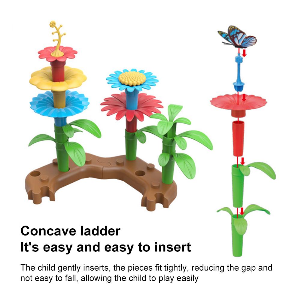 DIY Blumengarten Bauspielzeug für Kinder Gartenarbeit Rollenspielset Kinder Kunst und Handwerk Spielzeug
