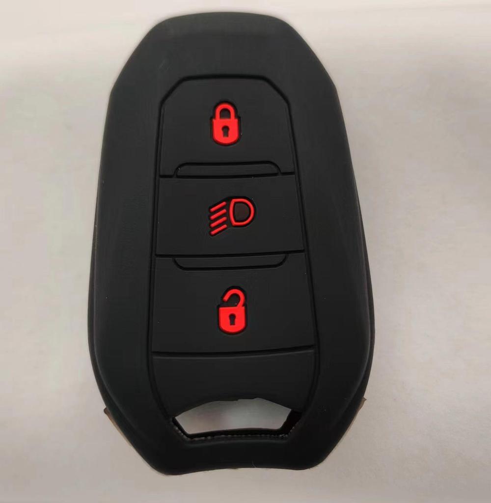 Silikon-Schlüsselhülle für Dongfeng Citroen Tianyi C5, C3XR, Peugeot 408, 508