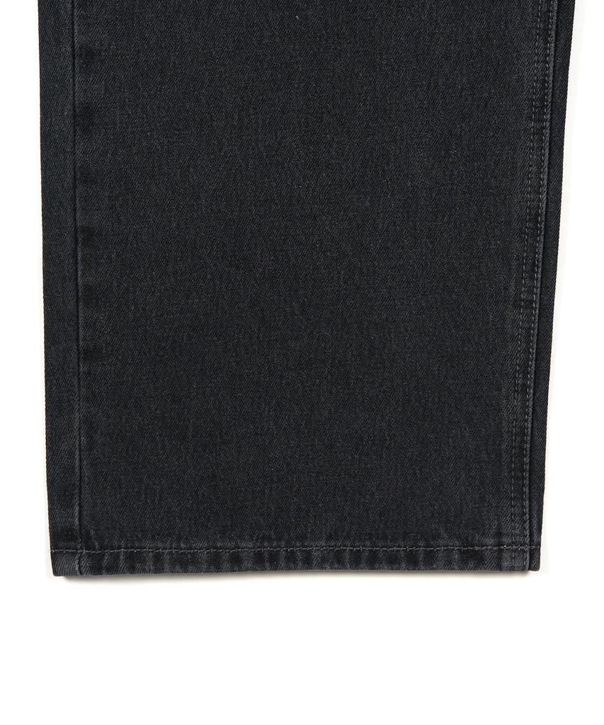 X Container Deep Washed Wide Denim Pants (Washed Black)
