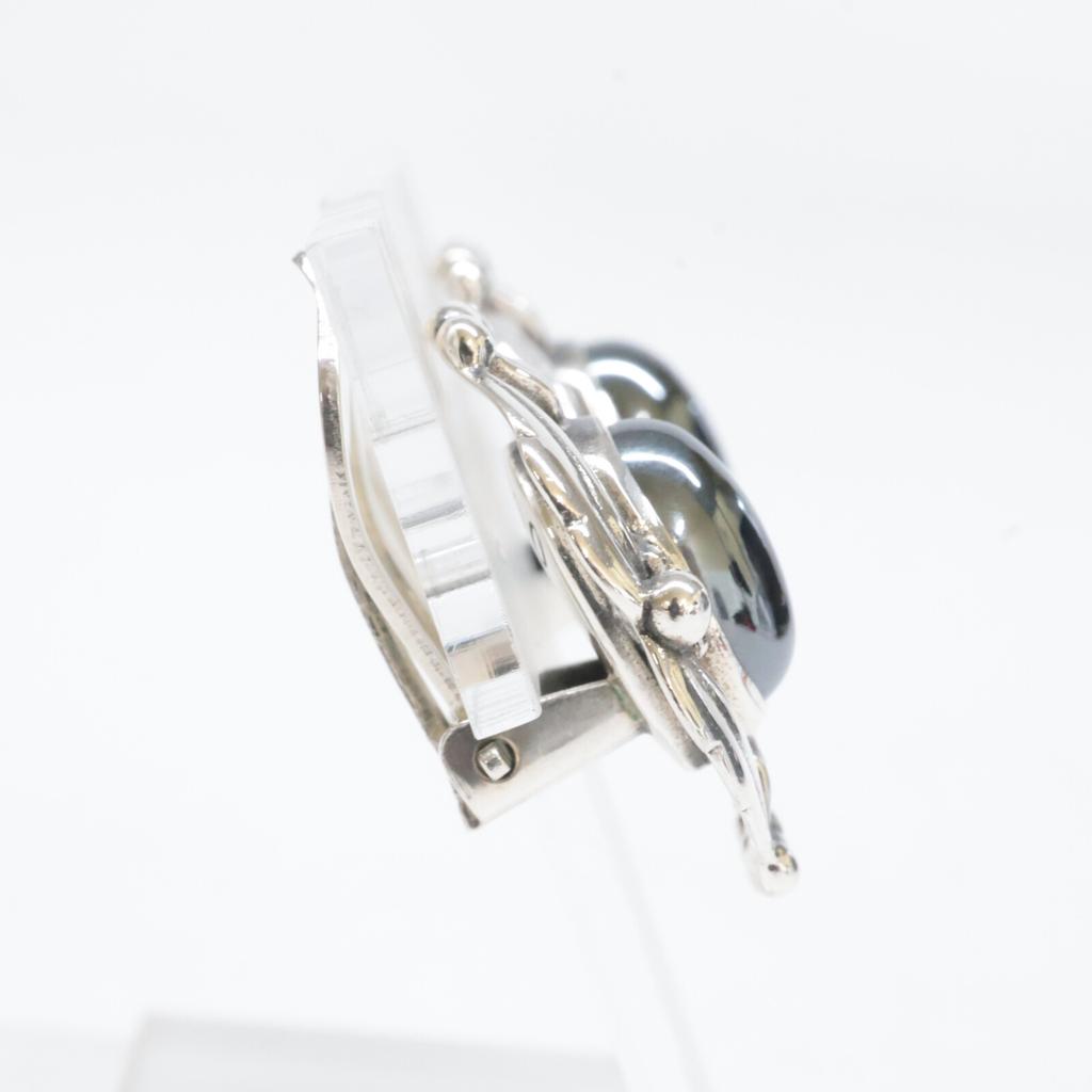 GEORG JENSEN [Excellent Condition] 925S 2000 Hematite Earring SilverUsed