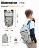 TRIWONDER Foldable for Outdoor Disaster Eco Large Pocketable Backpack Backpack, Lightweight, Compact, Waterproof, Activities, Mountaineering, Hiking,