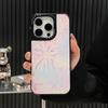 Applicable iPhone16Pro mobile phone case ins Fireworks Castle Apple 15 leather pattern advanced anti-drop protective case 13