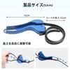 Adjustable Length Rubber Strap Wrench, Fits 1-10cm, Rubber Bottle and Can Opener, Easy to Open and Close, Faucet and Drain Cap Opener, Handy DIY Tool,