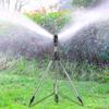 Adjustable Spraying Rotating Sprinkler 360 Degree Rotation Easy Installation Flexible Spray Distance Height-adjustable Tripod