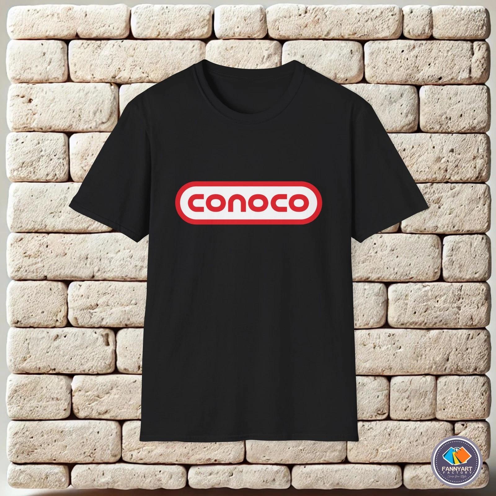 Conoco Red Oval Logo Unisex T-Shirt S