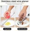 8-Piece Stainless Steel Kitchen Grater Set with Non-Slip Handle, Multi-Function for Vegetables, Cheese, Lemon Zester and Shredder