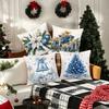 Weihnachtsdekoration Kissenbezug Geschenk Glocke Baum bedruckter Kissenbezug Wohnzimmer Sofa Kissen Suite Zimmer Heimdekoration