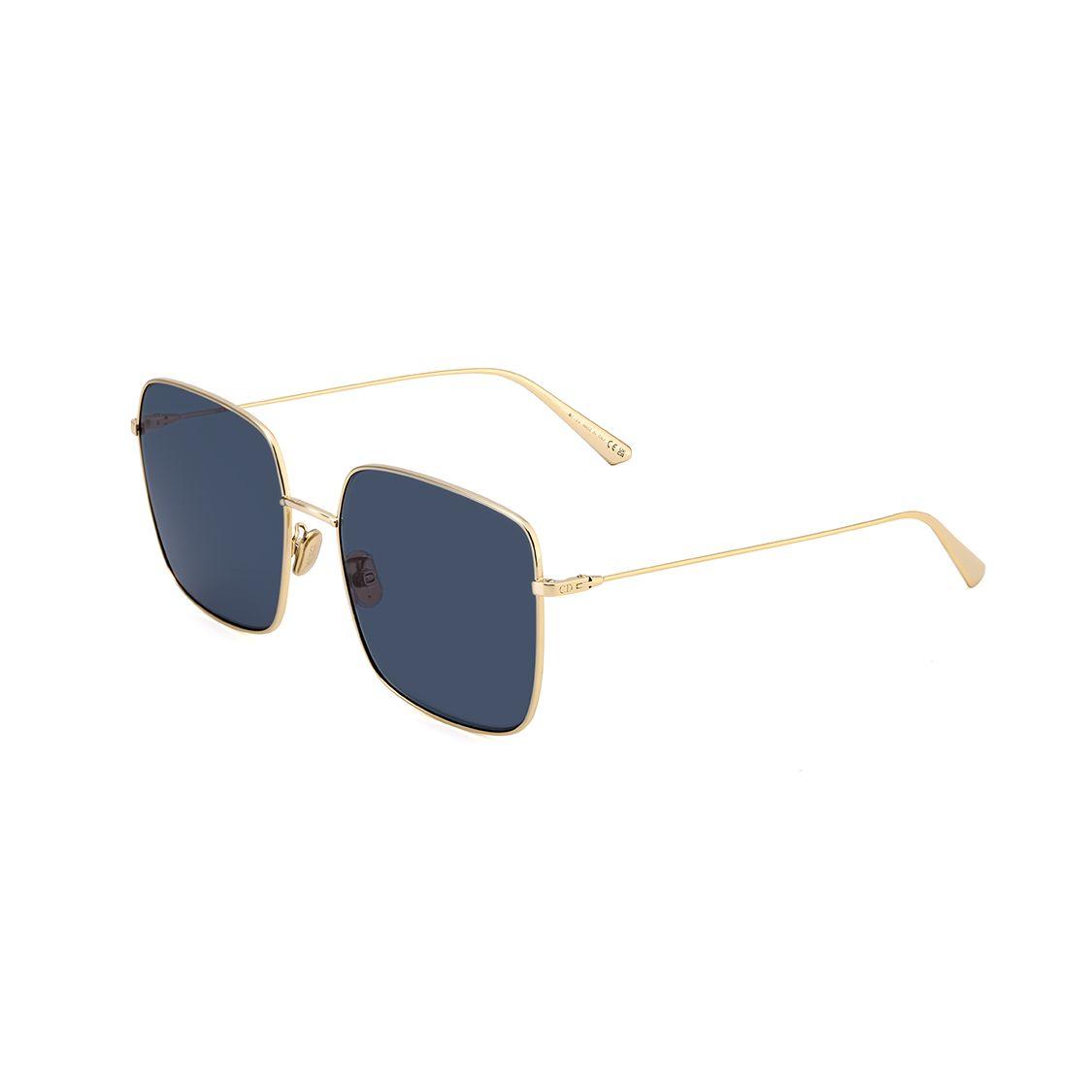 

Dior New Generation Upgraded Stellaire Metal Square Frame UV Protection Sunglasses Women sunglasses STLRSUXR-B0B0 Basic Packaging-Eyeglass Case+Box,59mm,Gold