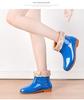 Women's Slip-On Waterproof Short Rain Boots, Non-Slip Mom Shoes for Kitchen, Home & Garden with Tendon Sole